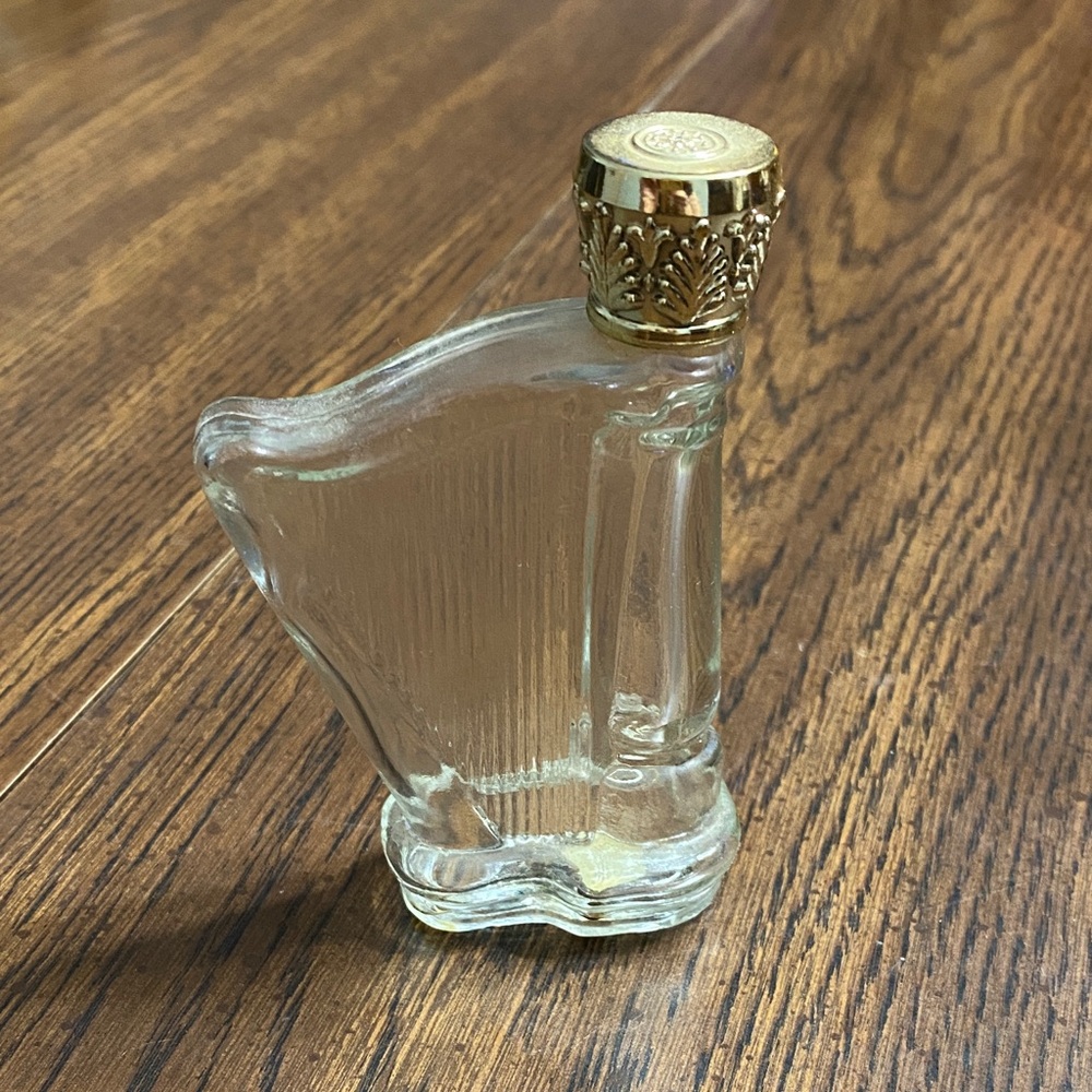Avon Heavenly Music Topaze glass bottle